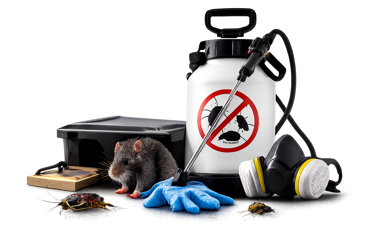Pest control illustration